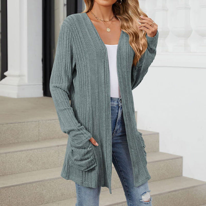 Virela - Open-Front Knit Coat