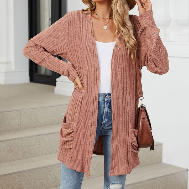 Virela - Open-Front Knit Coat