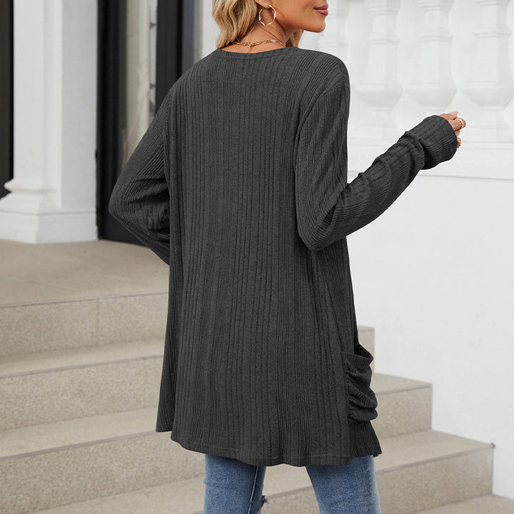 Virela - Open-Front Knit Coat