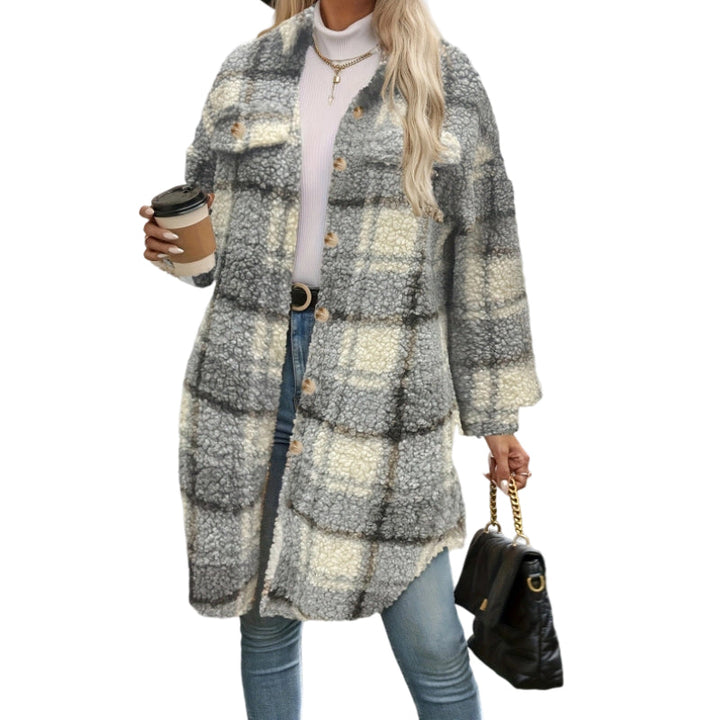 Mireva - Checked Woven Coat