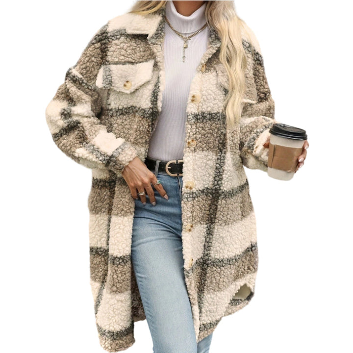 Mireva - Checked Woven Coat