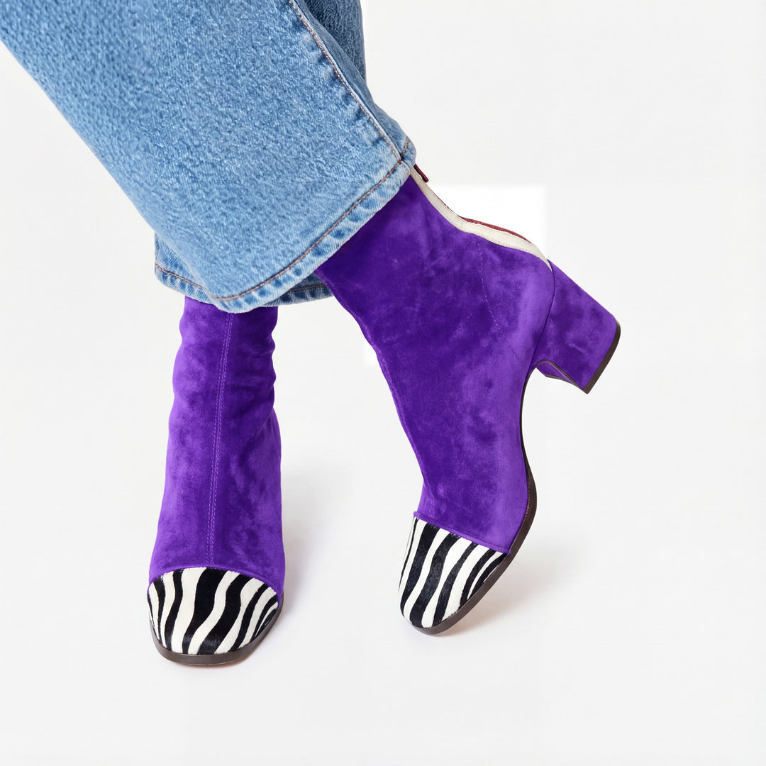 Lunera - Square Heel Ankle Boots